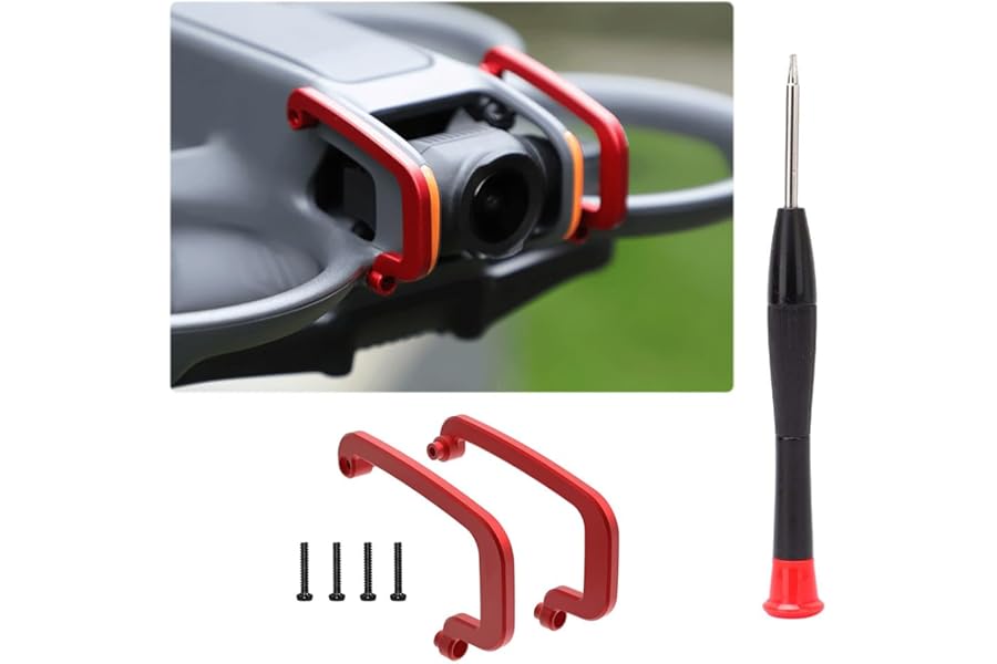 Arzroic Gimbal Bumper/Guard for DJI Avata 2 Accessories, Gimbal and Camera Lens Protector for DJI Avata 2, Red product image