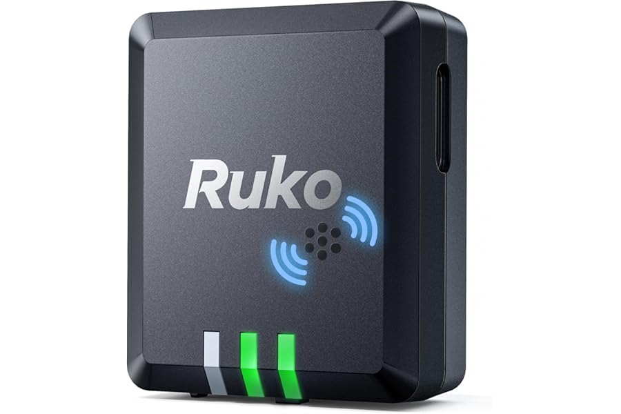 Ruko R111S RC Aircraft GPS Tracker/Finder with Beeper, Light Weight RID Module with Buzzer for FAA Regulation, Spare Part for FPV Drone, FAA Compliant Remote ID Module for Drone, 3 Hours Battery Time product image