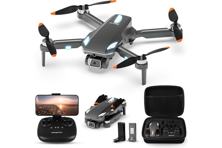 Drone with Camera 1080P, RC Quadcopter Foldable Mini Drone for Beginners, One Key Start/Altitude Hold/Gesture Selfie, Cool Toys Gifts for Boys and Men (Grey) product image