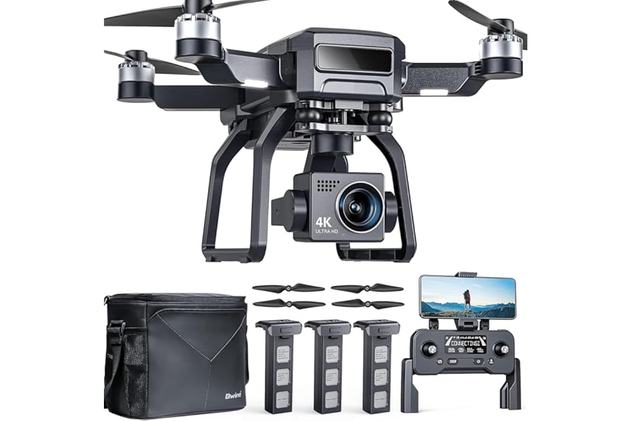 Bwine F7GB2 Pro Drones with Camera for Adults 4K UHD Aerial, 3-Axis Gimbal, 10000FT Control, 75 Mins Flight Time with 3 Batteries, GPS Follow, Waypoint, Orbit Fly, Auto Return, Beginner Mode product image