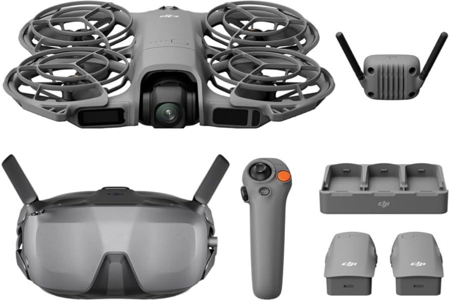 DJI Neo 2 Motion Fly More Combo With RC Motion 3 & Goggles N3, Stable Transmission With Digital Transceiver, 4K Drone for Beginners, FPV Flying, 3 Batteries product image