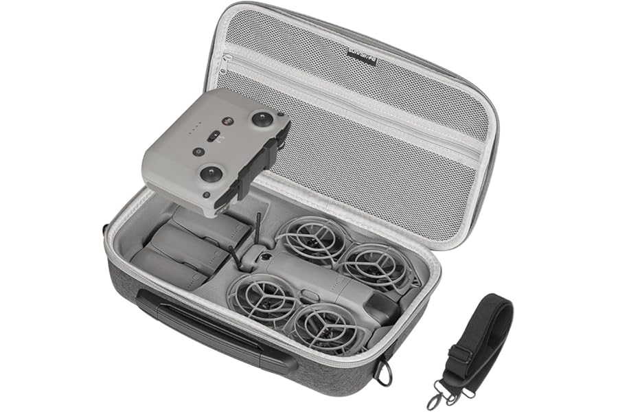 FSIDIWT Carrying Case for DJI Neo 2 Fly More Combo Accessories, Portable Travel Shoulder Bag for DJI Neo 2 Drone, RC-N3 Remote Controller and Intelligent Flight Battery product image