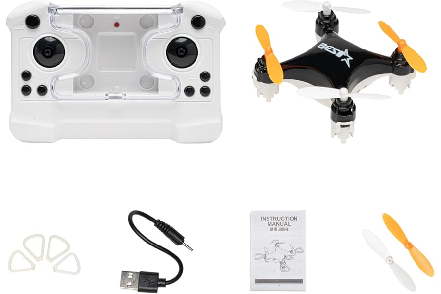 Drone Mini Remote Control Aircraft New Children's Toy Micro Aircraft Fixed Height Quadcopter Electronic Gadget (Black) product image