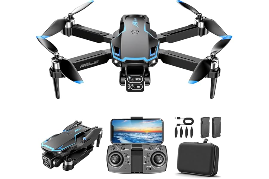 Drone with Camera for Adults Mini RC Drone for Beginners Beginners One-Key Take Off/Landing Headless Mode, 3 Speeds, 360° Flip product image