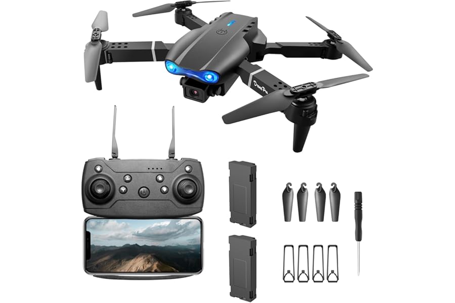 2026 FPV Drone with 1080P Dual HD Cameras Upgraded Version RC Quadcopter for Adults, Beginner WiFi RC Drone Live Video 2 product image