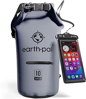 Earth Pak Waterproof Dry Bag with Zippered Pocket - Waterproof Dry Bag Backpack Keeps Gear Dry product image