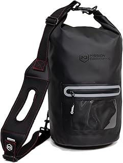 Mission Darkness Dry Shield Faraday Tote 15L // Waterproof Dry Bag for Electronic Device Security & Transport // Signal Blocking, Anti-Tracking, EMP & CME Shield, Data Privacy for Mobile Devices product image