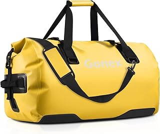 Gonex 40L 60L 80L Extra Large Waterproof Duffle Travel Dry Duffel Bag Heavy Duty Bag with Durable Straps & Handles for Kayaking Paddleboarding Boating Rafting Fishing product image