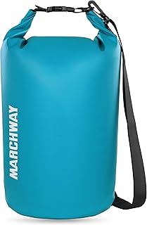 MARCHWAY Floating Waterproof Dry Bag Backpack 5L/10L/20L/30L/40L, Roll Top Sack Keeps Gear Dry for Kayaking, Rafting, Boating, Swimming, Camping, Hiking, Beach, Fishing product image