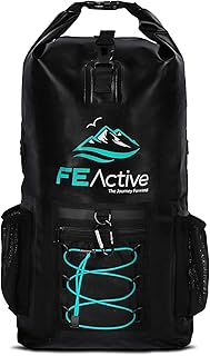 FE Active 20L Waterproof Dry Bag Backpack for Hiking, Camping & Fishing Gear - For Kayaking, Boating & Travel - Made in California, USA - Waterproof Backpack product image
