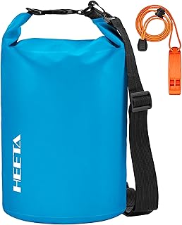 HEETA Waterproof Dry Bag for Women Men, 5L/10L/20L/30L/40L Roll Top Lightweight Dry Storage Bag Backpack with Emergency Whistle for Travel, Kayaking, Boating, Camping, Beach, Cruise Ship Essentials product image