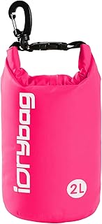 IDRYBAG Dry Bag for Kayaking Waterproof 2L/5L/10L/15L/20L, Small Dry Sack Waterproof Bag for Boating product image