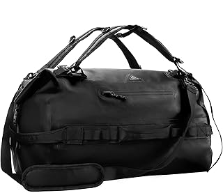Haimont Large Waterproof Duffel Backpack Roll-Top Heavy Duty Dry Duffle Bag for Boating, Travel, Motorcycle, Kayaking, Camping, 60L product image