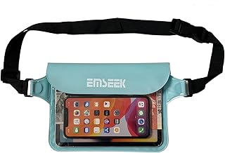 Waterproof Waist Pouch Dry Belt Bag Fanny Pack Keep Your Key Fob Wallet Kindle Phone Dry Perfect For Swim Surf Snorkel(Light Green) product image