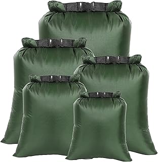 Dry Bags Waterproof Set, 5 Packs Ultralight Waterproof Bags Small Stuff Sack Water Proof Bag Dry Packs, Outdoor Dry Bag Keep Gear Dry for Backpacking Hiking Boating Camping Travel product image