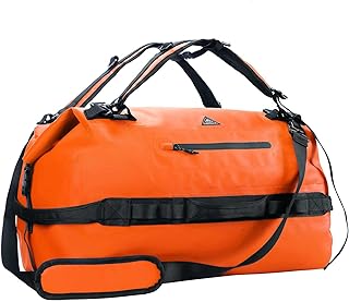 Haimont Large Waterproof Duffel Backpack Roll-Top Heavy Duty Dry Duffle Bag for Boating, Travel, Motorcycle, Kayaking, Camping, 60L product image
