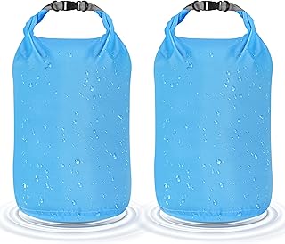 Desoto Waterproof Dry Bag 2 packs, 2L/5L/10L/20L/40L/70L Dry Sack Lightweight Portable, Dry Storage Bag to Keep Gear Dry Clean for Kayaking, Gym, Hiking, Swimming, Camping product image