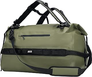 MIER Waterproof Duffel Bag Motorcycle Dry Bag Backpack Large Roll-Top Heavy Duty Dry Duffle Bags for Kayaking Camping Boating Gym Beach Cruise Ship, 60L/80L product image