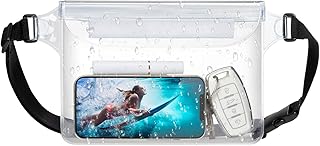 F-color Waterproof Fanny Pack - Cruise Essentials 2026 - Waterproof Pouch with Adjustable Waist Strap, Triple Zipper Roll-Top Dry Bag for Phone, Keep Passport Valuables Dry for Beach Kayaking Boating product image