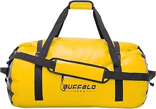 Buffalo Gear Waterproof Duffle Bag 40L 60L 80L Roll-top Dry Bag Heavy Duty Waterproof Duffel Travel Bag for Kayaking Rafting Boating Fishing Camping product image