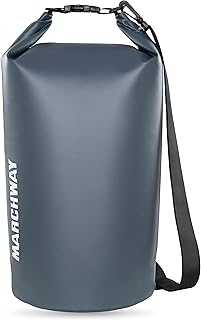 MARCHWAY Floating Waterproof Dry Bag Backpack 5L/10L/20L/30L/40L, Roll Top Sack Keeps Gear Dry for Kayaking, Rafting, Boating, Swimming, Camping, Hiking, Beach, Fishing product image