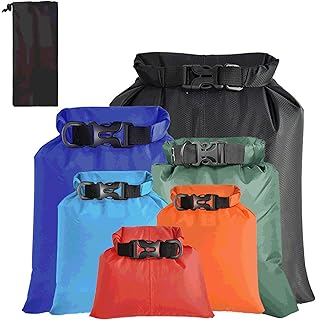 6PCS Dry Bags Waterproof, Lightweight Dry Bags for Kayaking Waterproof，Outdoor Waterproof Bag for Kayaking Hiking Boating Camping product image