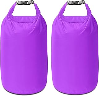 Dry Bag Set, Waterproof Small Lightweight Dry Bags for Paddle Board Kayaking, Fishing, Camping (Purple, 70L 2Pack) product image