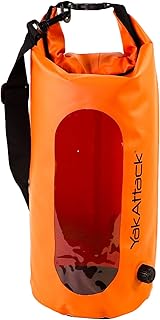 YakAttack 10L Roll-Top Waterproof Dry Bag with Air Valve | Durable & Water Resistant | Compact Storage | Remove Trapped Air | Additional Buoyancy | Dry Bag for Kayaking, Hiking, Boating & Camping product image