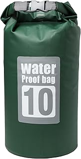 IPX8 Waterproof Dry Bag Backpack 10L - Roll-Top Seal for Kayak Spray & River Crossings, 500D PVC Abrasion-Resistant, Backpack Straps for Hiking Camping Beach product image