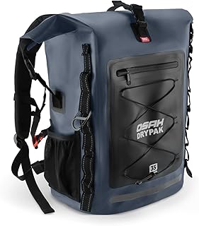 OSAH DRYPAK Waterproof Backpack Dry Bag 35L/55L/85L – Heavy Duty Roll-Top Hiking Backpack Sack Keeps Gear Dry for Travel, Kayaking, Boating, Camping, Rafting and Fishing product image