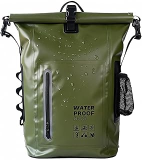 Dry Bag Waterproof 25L-Floating&Lightweight Bags for Women Waterproof Backpack for Kayaking, Boating, Fishing,Paddle boarding, Camping, Hiking,Roll-Top Seal&Adjustable Shoulder Straps product image