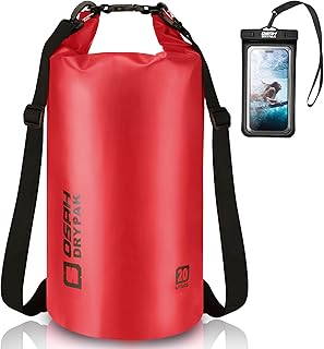 Waterproof Dry Bag, 5L/10L/20L/30L/40L Roll Top Lightweight Storage Backpack with Phone Case for Women & Men, Floating Waterproof Sack for Travel, Swimming, Kayaking, Paddle Board, Camping & Beach product image