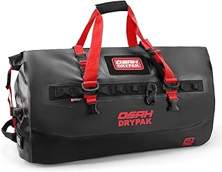 Waterproof Duffel Bag 25L/40L/60L – Heavy-Duty Motorcycle Tail Bag, Roll-Top Dry Bag for Travel, Camping, Boating, Kayaking, Outdoor Adventure product image