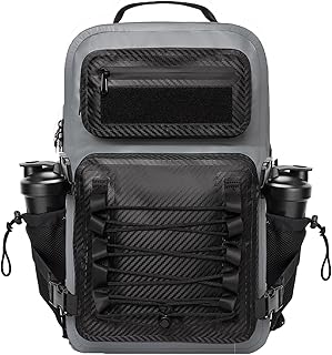 Miramrax Dry Bag Waterproof Backpack 30L Tactical Backpack for Kayaking Hiking Boating Paddle Boarding Fishing Travel Camping Beach Floating Dry Bag for Men Women (Grey) product image