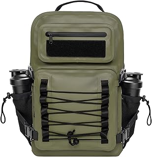 Dry Bag Waterproof Backpack 30L Tactical Backpack for Kayaking Hiking Boating Paddle Boarding Fishing Travel Camping Beach Floating Dry Bag for Men Women (Green) product image