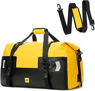 Waterproof Motorcycle Dry Duffel Bag 40L/66L - Heavy Duty Waterproof Backpack for Travel, Camping, Kayaking, Paddle Boarding, Boating, Rafting, Fishing and Beach product image