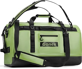 Gonex Waterproof Duffel Bag, 120L Heavy Duty Dry Duffle Bag with Reinforced Thickened Bottom, 3-in-1 Convertible Large Travel Backpack for Kayaking, Motorcycle, Camping & Boating, Army Green product image