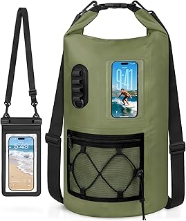 Waterproof Dry Bag, 20L/30L Roll Top Waterproof Backpack with Waterproof Phone Case, Heavy Duty Storage Bag for Women Men, for Travel, Kayaking, Boating, Rafting, Camping, Hiking & Beach product image