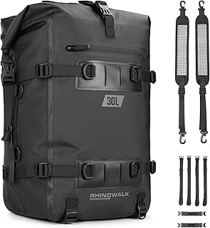 Rhinowalk Waterproof Duffel Bag 8/15/30L – Roll Top Dry Bag with Large Capacity, Durable Waterproof Luggage for Boating, Kayaking, Camping, Fishing & Travel product image