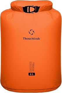 Thous Winds 6L Dry Bag, Lightweight Waterproof Bag, Roll Top Design for Camping, Travel, Paddle Board, Boating Essentials product image