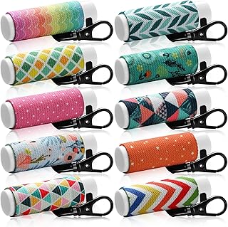 Sureio 10 Pack Lip Balm Holder Keychain Bulk Lip Gloss Keychain Gifts for Women Christmas Nurse product image