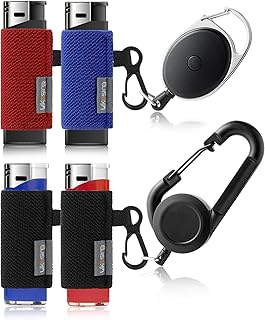 Lighter Leashes with Clip, Retractable Lighter Holder for Backpack Belt, Cool Lighters Leash Gift for Men Boys product image