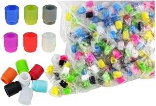 Tester Tips Silicone Mouthpiece (100 Pieces) - Colorful Silicone Tips product image