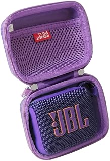Hermitshell Hard Travel Case for JBL Go 4 - Ultra-Portable Bluetooth Speaker (Purple, Case for JBL GO 4) product image