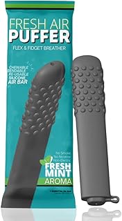 Fresh Air Puffer Quit Vaping Tools – Chewable Breather Quit Smoking Stick with Mint Aroma, Oral Fixation Aids Stop Smoking Inhaler, Quit Smoking Aid & Flavored Air Inhaler product image