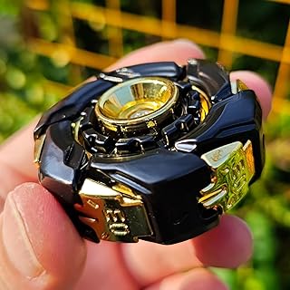 T-Conceal EDC Fidget Sliders Open Armor Spinning TopFidget Toys Stress Relief for Adults Magnetic Metal (Black Gold) product image