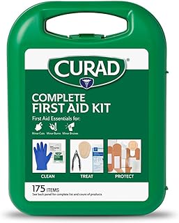 CURAD 175-Piece Complete First Aid Kit in Reusable Case, One product image