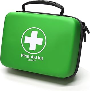 SHBC Waterproof First Aid Kit (228pcs) with All Basic or Advanced Supplies You Need. Suitable for Emergencies at Home or Outside, Travel, Home, Camping, Green product image