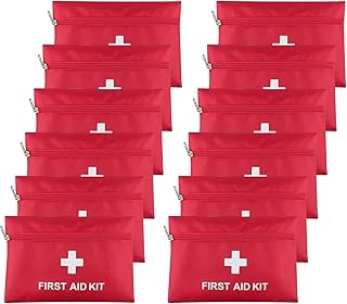 AOUTACC 12 Pack First Aid Empty Bag, Travel Empty First Aid Kit Pouch for Emergency at Home, Office, Car, Outdoors, Boat, Camping, Hiking(Bag Only) product image