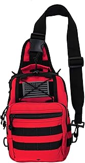 LINE2design First Aid Sling Backpack - Tactical EMS & Outdoor Rescue Bag - Red product image